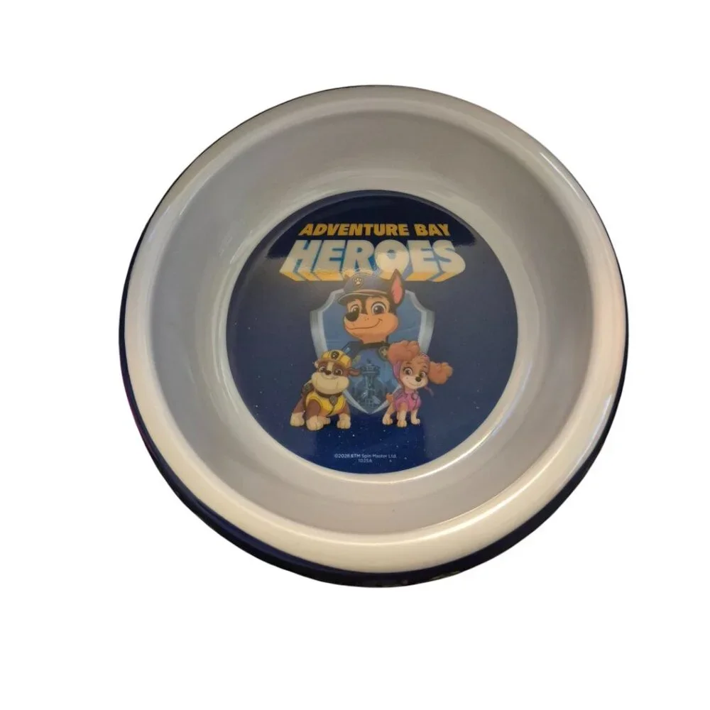 Paw Patrol Dog Bowl & Lick Mat Bundle | Fun Pet Feeding & Treat Set
